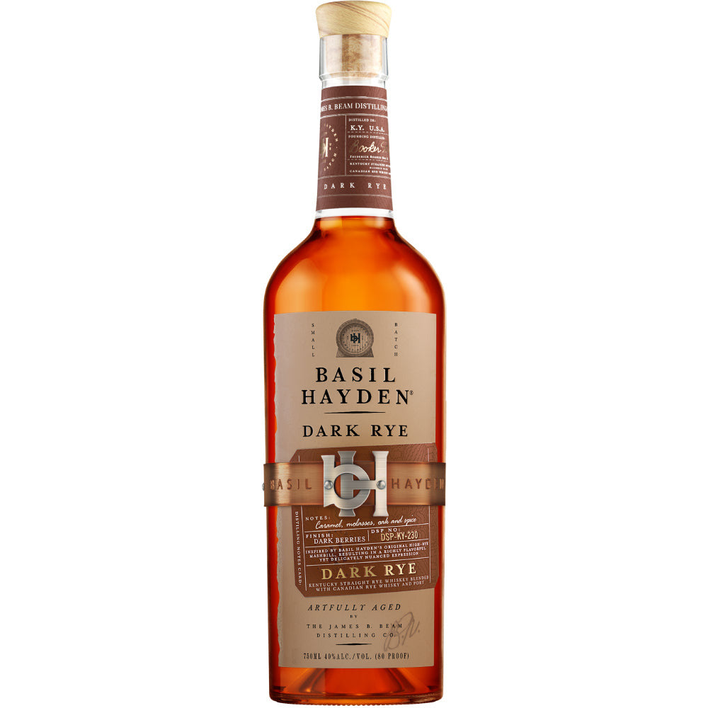 00080686012146_C1N1_en-US1126_s01_1.jpg Basil Hayden Dark Rye Kentucky Blended Whiskey 750 ml - Image 1