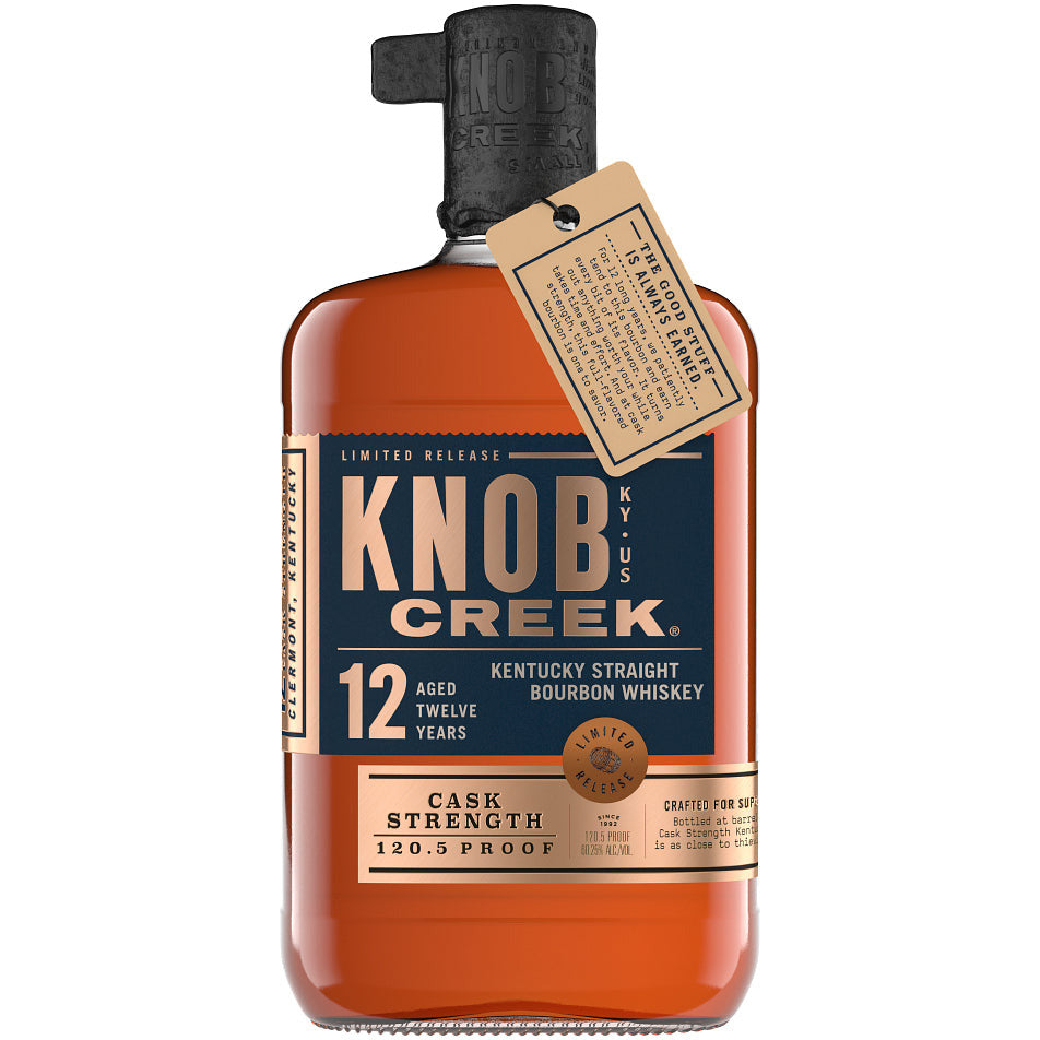 00080686016991_C1N1_en-US1025_s01.jpg Knob Creek Limited Edition 12 Year Old Cask Strength 120 Proof Kentucky Straight Bourbon Whiskey 750 ml - Image 1