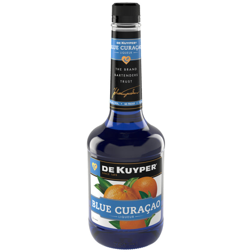 00080686316022_C1C1_en-US1024.jpg DeKuyper Blue Curacao Liqueur 750 ml - Image 1