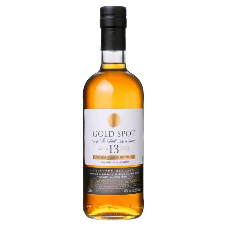 080432001677.jpg Mitchell & Son Gold Spot 13 Year The Generations Edition Single Pot Still Irish Whiskey 700ml - Image 1