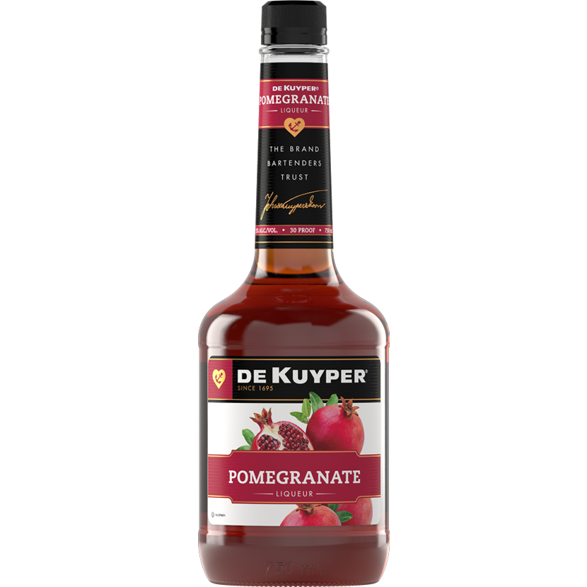 11128_DK_Website_329x834_DK_Pomegranate_0.png DeKuyper Pomegranate Schnapps Liqueur 750 ml - Image 1