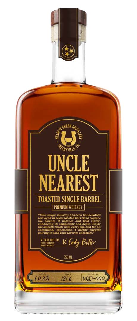 2025_UN_LTO-ToastedSingleBarrel-SalesSheet_1.jpg Uncle Nearest Toasted Single Barrel Tennessee Whiskey 750ml - Image 1