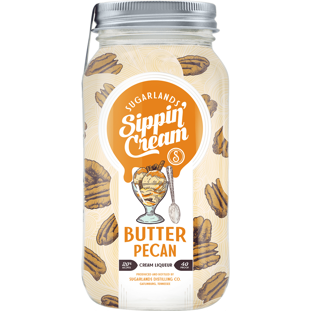 240126-SSC-Creams-Rebrand-Butter-Pecan.png Sugarlands Shine Butter Pecan Sipping Cream - Image 1