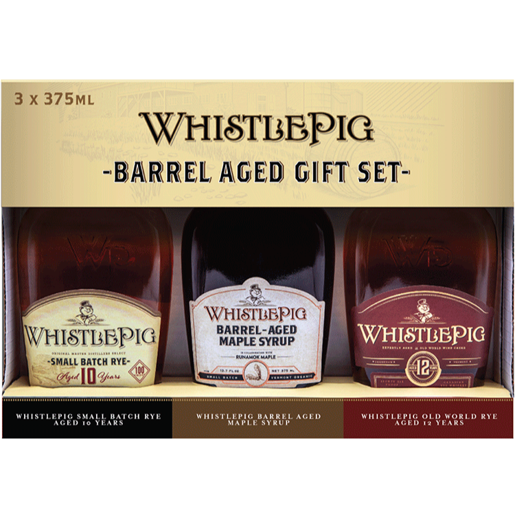 29897337896990_1.png WhistlePig Barrel Aged Gift Set 3x375ml - Image 1