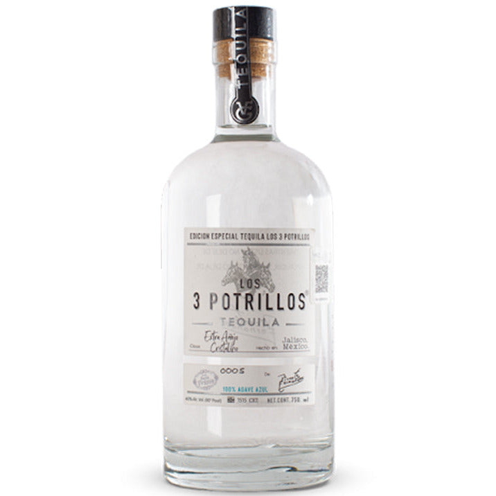3Potrillos.jpg Tres Potrillos Tequila Triple Distilled Blanco - Image 1