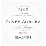 Castello Banfi Alta Langa Extra Brut Cuvée Aurora Talento Metodo Classico Millesimato Rosé