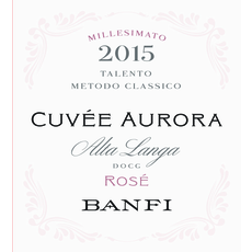 3db00e3ac078423f8285e.png Castello Banfi Alta Langa Extra Brut Cuvée Aurora Talento Metodo Classico Millesimato Rosé - Image 1
