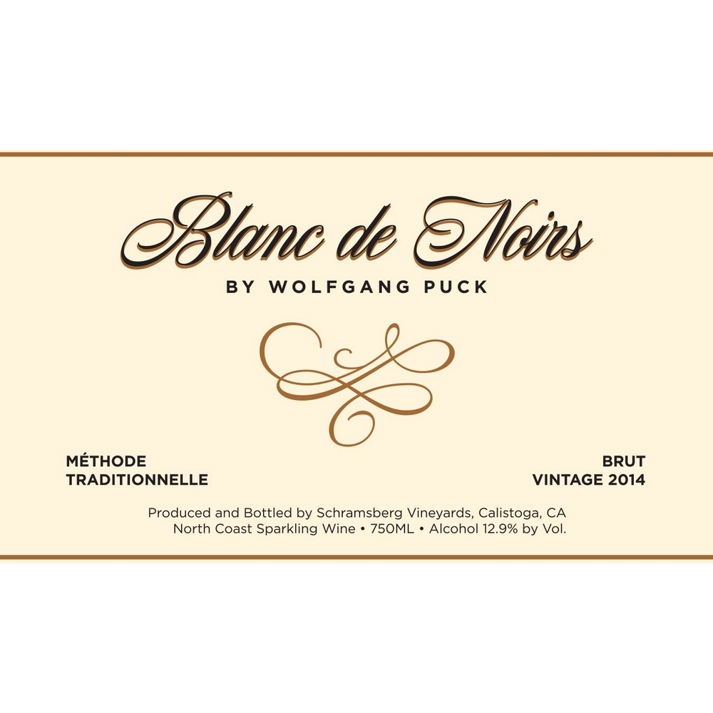 434521_a3578b35-5654-4f98-9b4a-cc9bc0597149.png Schramsberg North Coast Blanc De Noirs 750ml Wolfgang Puck - Image 1