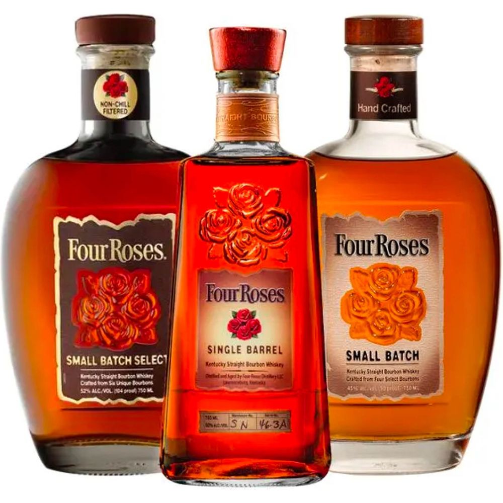 4roses.jpg Four Roses Small Batch Select, Single Barrel, & Small Batch Trio Bundle - Image 1