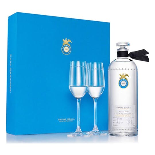 60379.jpg Casa Dragones Joven Tequila W/ 2 Glasses - Image 1