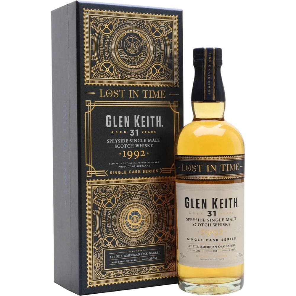 700-ml-glen-keith-single-malt-scotch-whiskey-speyside-31-year-97-8-proof-1105970340.jpg Glen Keith Single Malt Scotch Whiskey Speyside 31 Year 97.8 Proof - Image 1