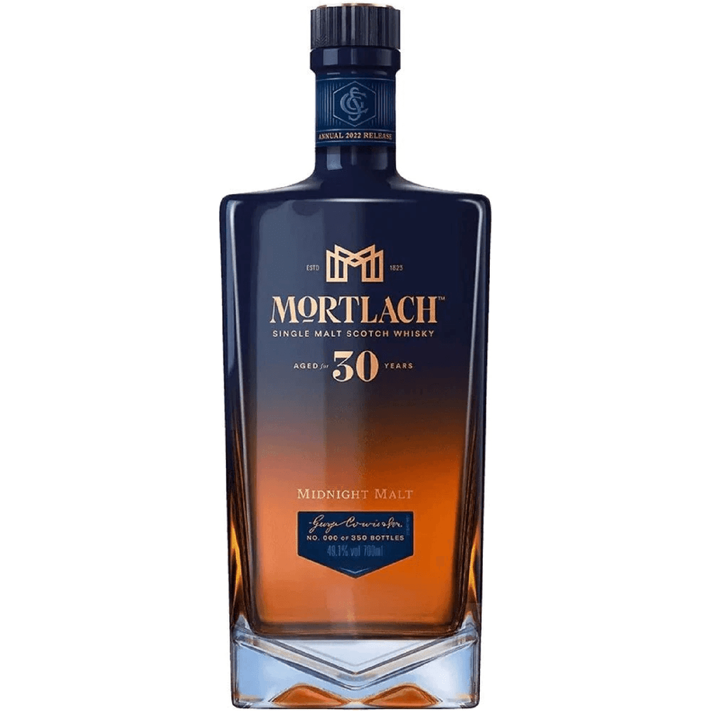 700-ml-mortlach-single-malt-scotch-midnight-malt-30-year-whiskey-1106414766.png Mortlach Single Malt Scotch Midnight Malt 30 Year Whiskey - Image 1