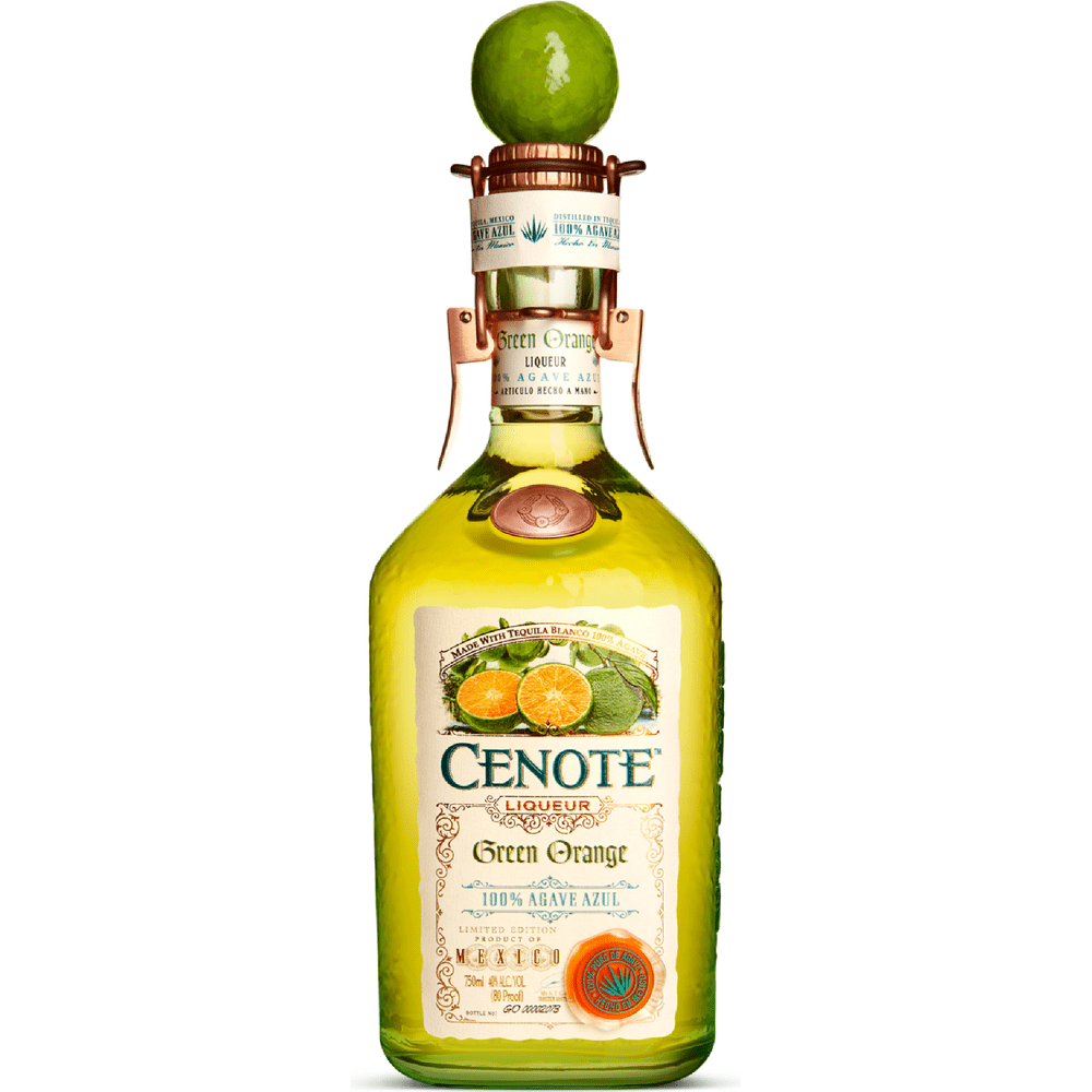 750-ml-cenote-green-orange-liqueur-liquor-1105965692.png Cenote Green Orange Liqueur/Liquor - Image 1