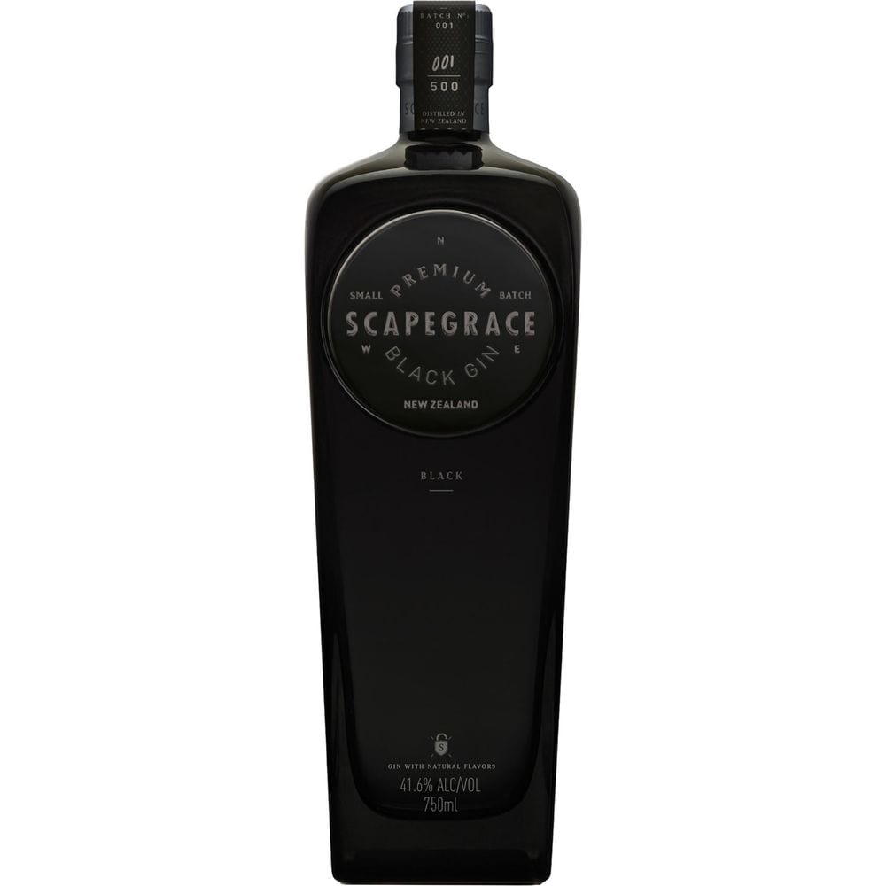 750-ml-scapegrace-black-gin-small-batch-1106420954.jpg Scapegrace Black Gin Small Batch - Image 1