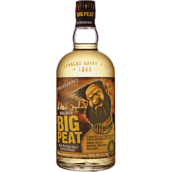 80972b9f59e23824594414e9cc5b35c6a659b55f.png Douglas Laing Big Peat Islay Malt Scotch Whisky - Image 1