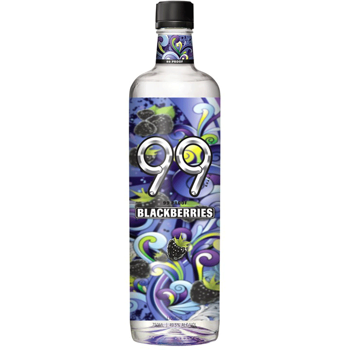 99-brand-blackberries.png 99 Brand Blackberries Schnapps 750ml - Image 1