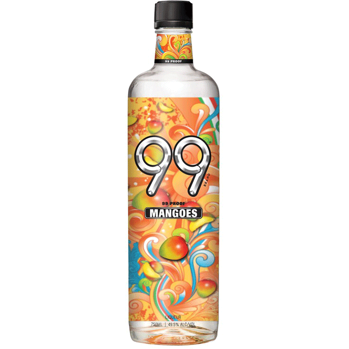99-brand-mangoes.png 99 Brand Mango Schnapps 750ml - Image 1