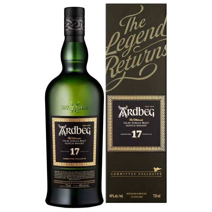 Ardbeg_17yr_Committee_Release.jpg Ardbeg Scotch Single Malt Limited Committee Exclusive Edition 17 Year 750ml - Image 1