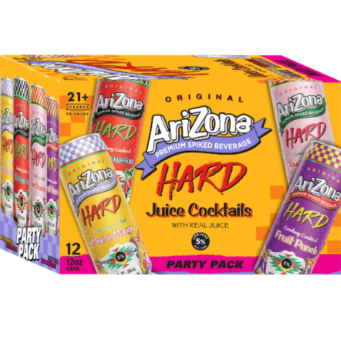ArizonaHardJuiceVariety.png Arizona Hard Juice Cocktails Party Pack - Image 1