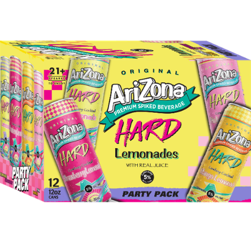 ArizonaHardLemonadeVariety.png Arizona Hard Lemonade Party Pack - Image 1