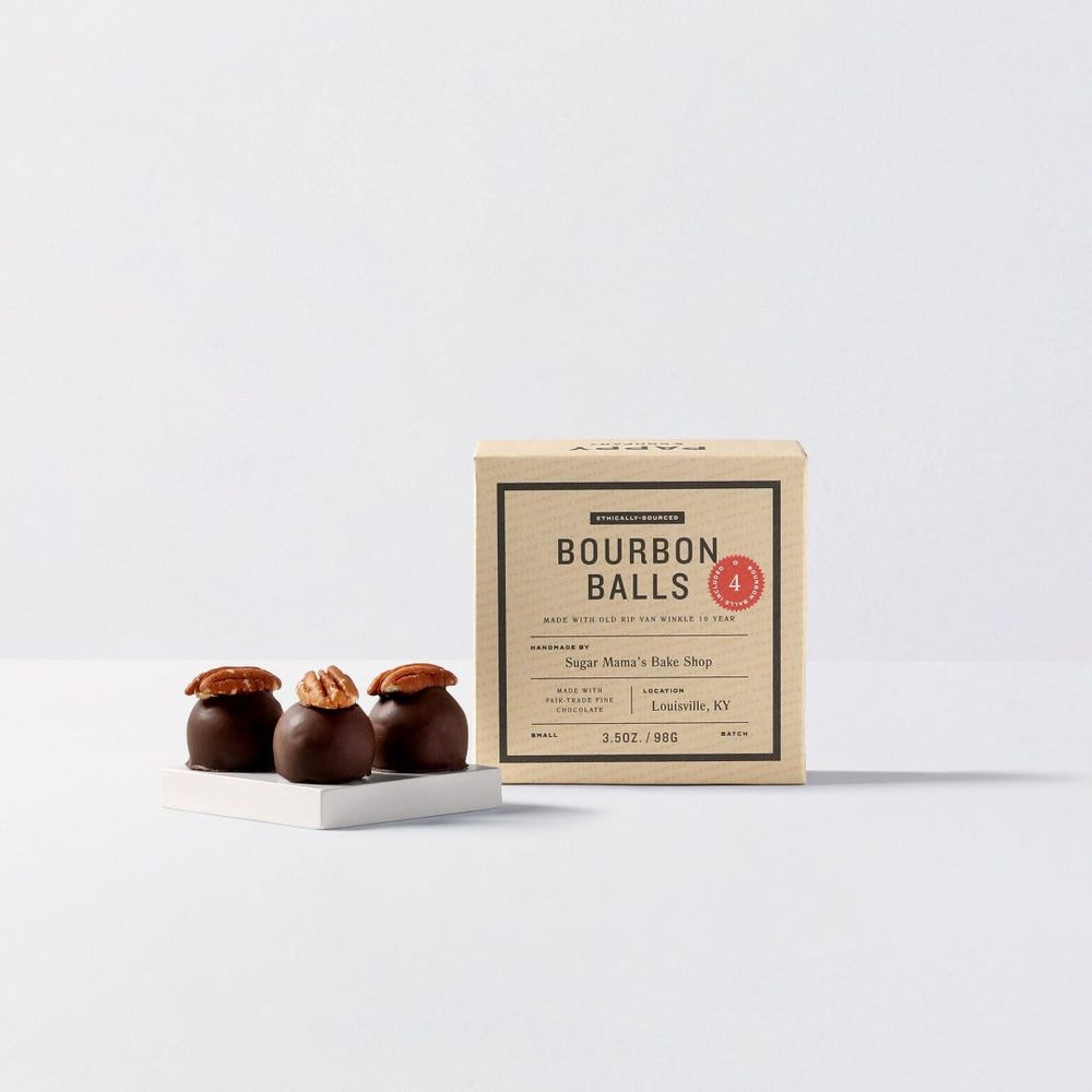 BALLS4OPEN.jpg Pappy & Company Handmade Bourbon Balls (Pack of 4) - Image 1