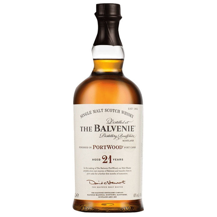 Balvenie-21-year.jpg Balvenie 21 Year Old Portwood Finish Single Malt Whisky - Image 1