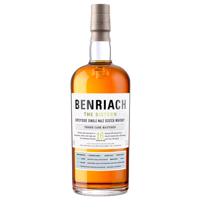 Benriach_TheSixteen_ScotchWhisky.png Benriach 'The Sixteen' Scotch Whisky - Image 1