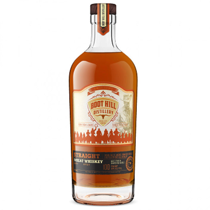 Boot-Hill-Distillery-Straight-Wheat-Whiskey.jpg Boot Hill Straight Wheat Whiskey 750ml - Image 1