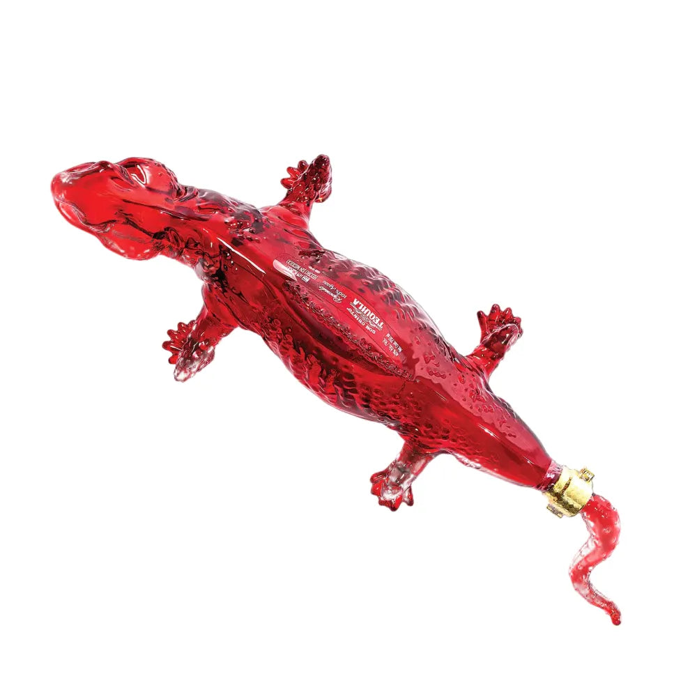 BottleImage_DonChintoIguanaRED_Top.jpg Don Chinto Reposado Tequila Iguana - Image 1