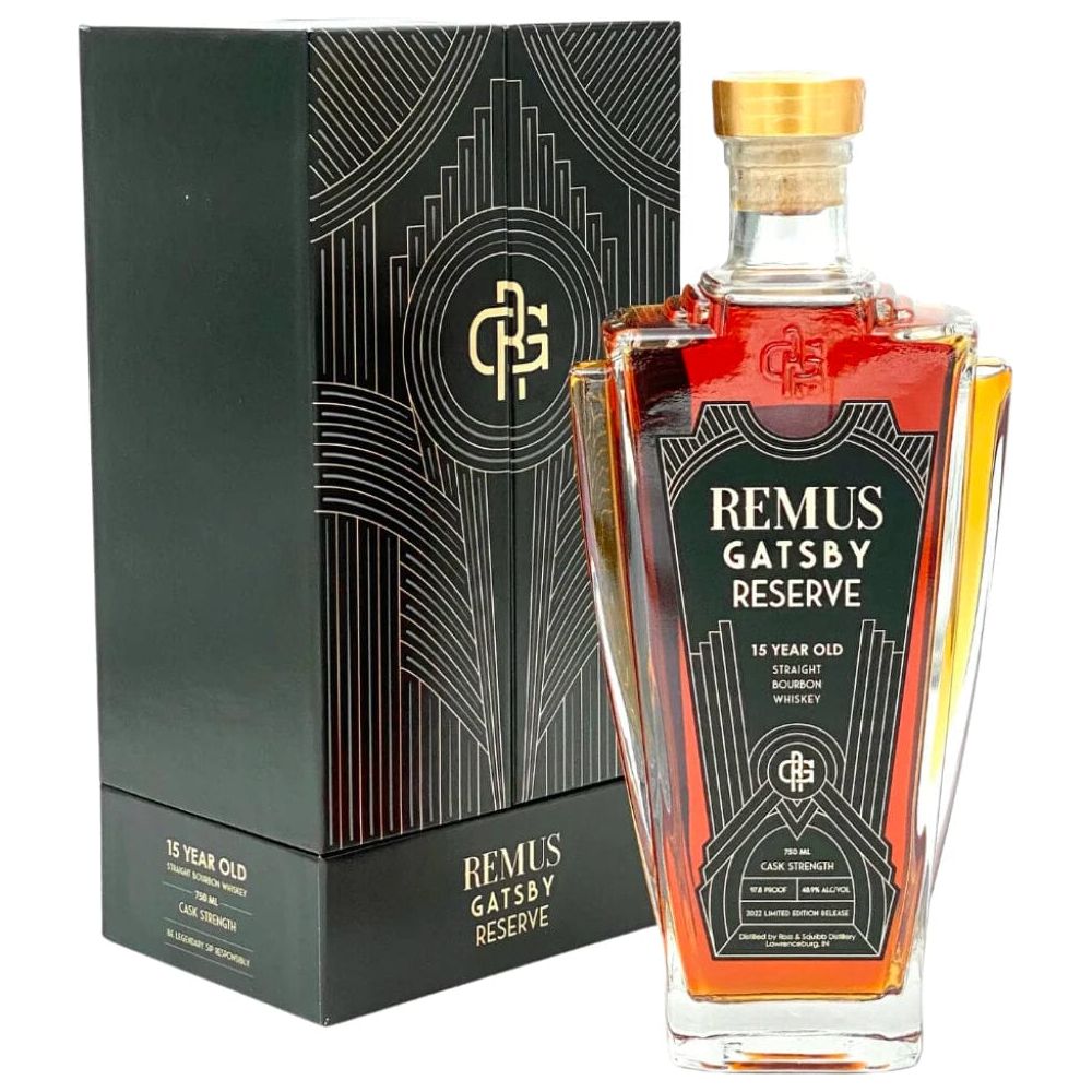 BuyRemusGatsbyReserve2023ReleaseOnline_e33e12f7-1bf9-4c96-814c-97e8c20a1096.jpg Remus Gatsby Reserve 15 Year Cask Strength Straight Bourbon - Image 1