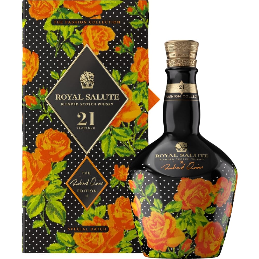 BuyRoyalSalutexRichardQuinnOrangeRosesFashionEditionIIOnline.jpg Royal Salute x Richard Quinn Orange Roses Fashion Edition II - Image 1