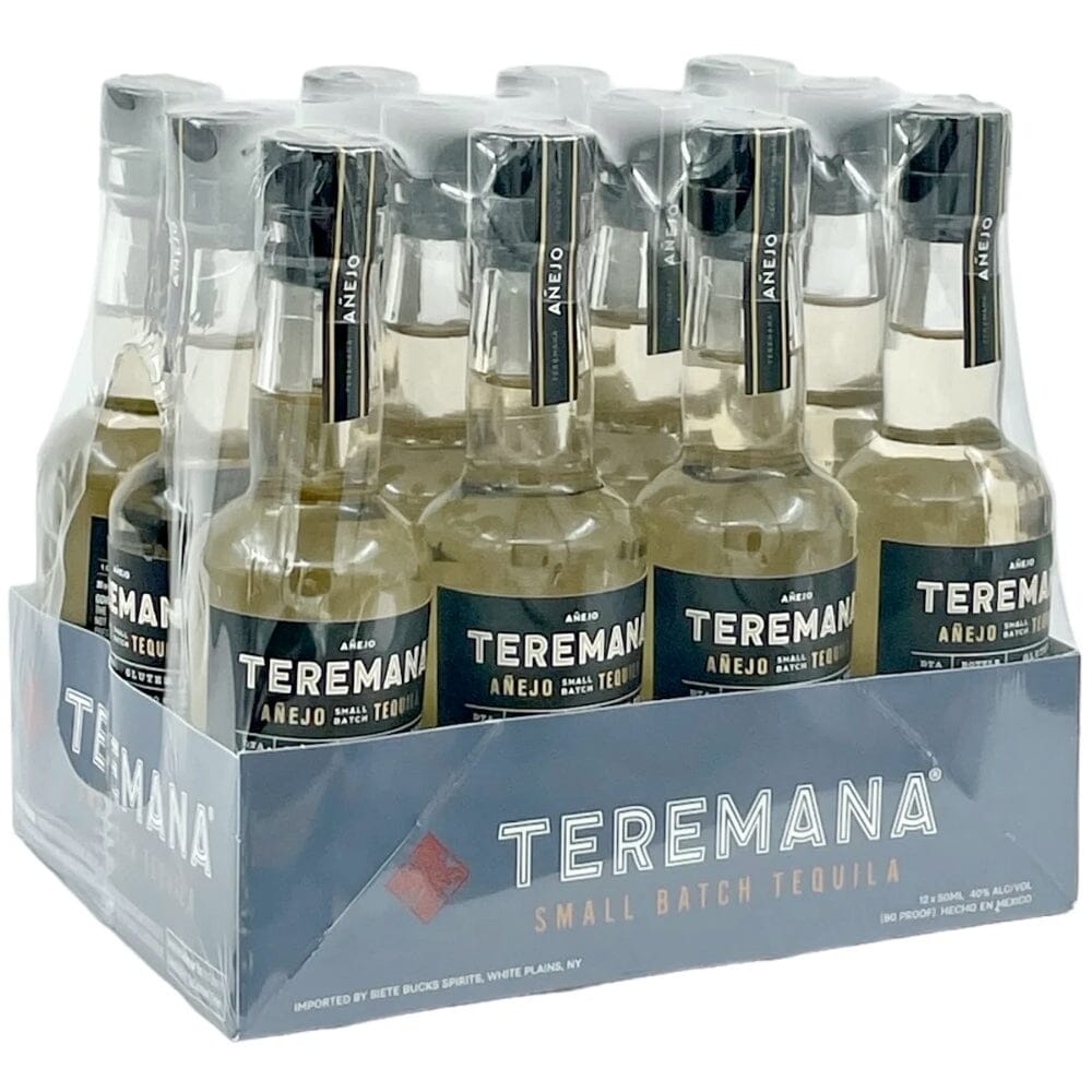 BuyTeremanaTequilaAnejo50ml12PackOnline.jpg Teremana Tequila Anejo 50ml 12 Pack - Image 1