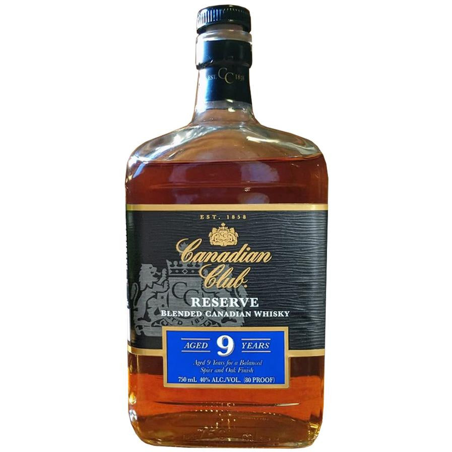 CanadianClub9yr_2020_900x_6556bf27-d738-424c-b864-3d03926d5574.jpg Canadian Club Reserve 9 Year Old Blended Canadian Whisky 750 ml - Image 1