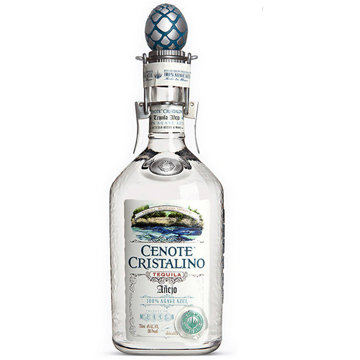 Cenote-Cristalino-Anejo-Tequila.jpg Cenote Tequila Cristalino Anejo 750ml - Image 1