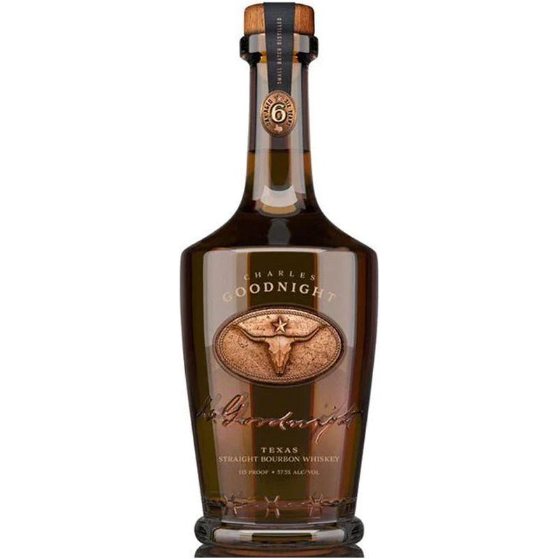 CharlesGoodnightTexasStraightBourbonWhiskey.jpg Charles Goodnight Texas Straight Bourbon Whiskey - Image 1