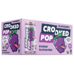 Crooked Pop Organic Hard Soda Blackberry