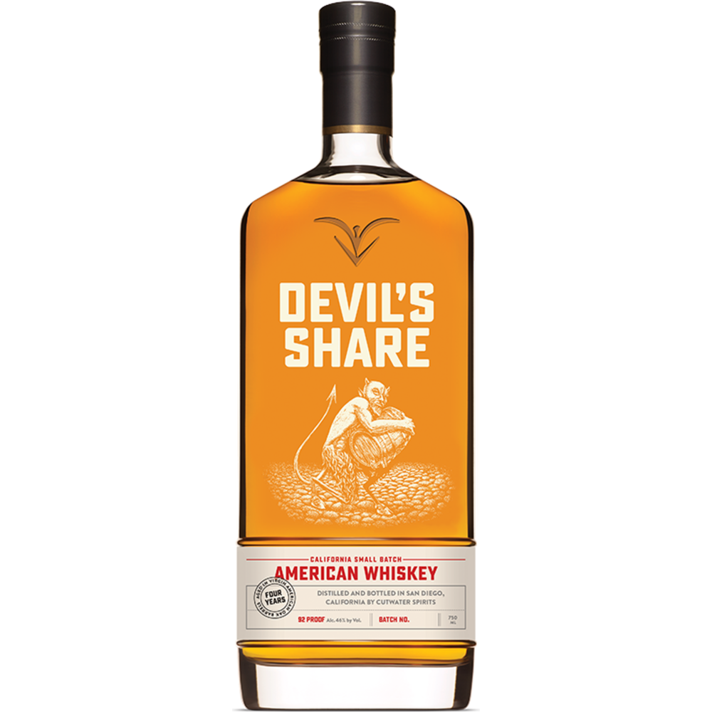 CutwaterDevil_sShareAmericanWhiskey.png Cutwater Devil's Share American Whiskey - Image 1