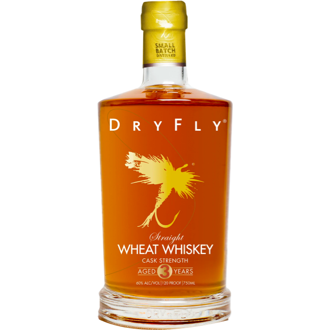 DryFlyDistilling3YearsOldCaskStrengthStraightWheatWhiskey120Proof.png Dry Fly Distilling 3 Years Old Cask Strength Straight Wheat Whiskey 120 Proof - Image 1