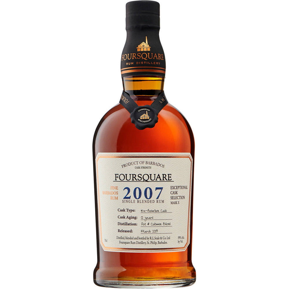 FSQ_2007_Web2.jpg Foursquare Mark X "2007" Single Blended 12 Year Rum - Image 1