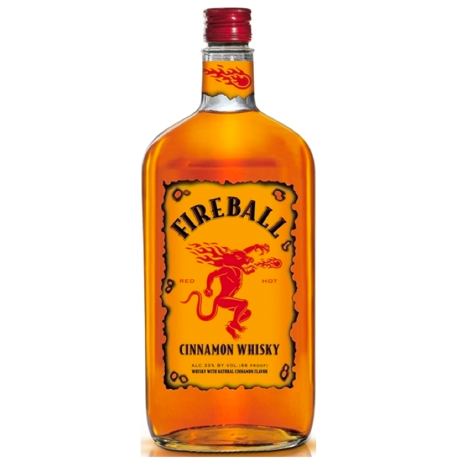 FireballCinnamonWhisky.png Fireball Cinnamon Whisky 750ml - Image 1