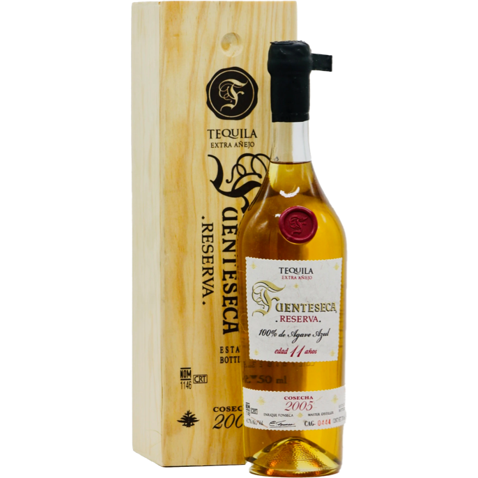 FuentesecaReservaCosecha2005ExtraAnejo11YearsTequila.png Fuenteseca Reserva Cosecha 2005 Extra Añejo 11 Years Tequila - Image 1