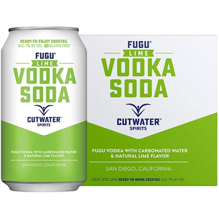 Fugu-Lime.jpg Cutwater Fugu Lime Vodka Soda Canned Cocktail - Image 1