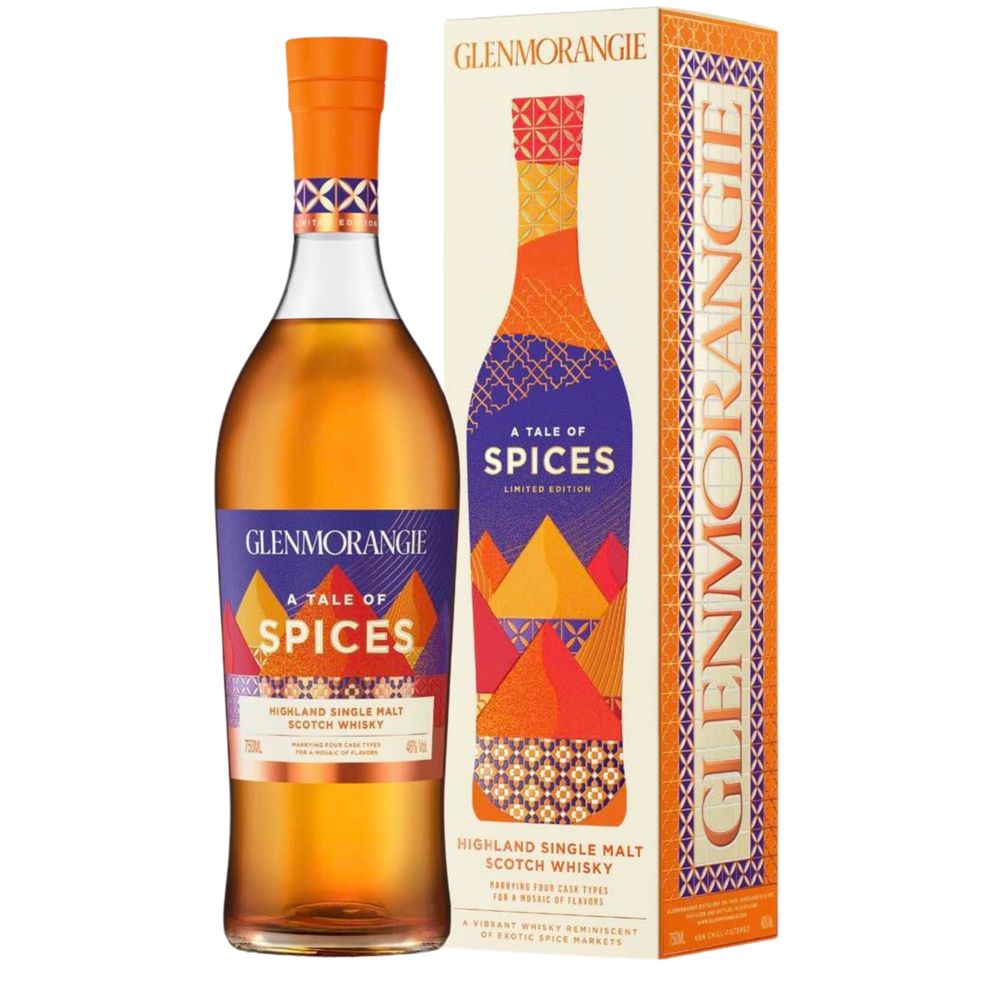 Glenmorangie_Tale_Of_Spices.jpg Glenmorangie A Tale of Spices Scotch Single Malt Limited Edition 750ml - Image 1