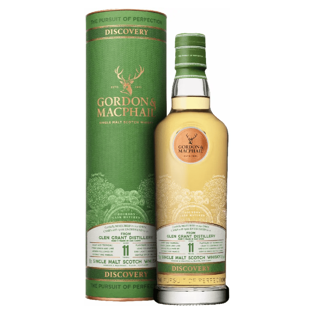 Gordon_MacPhailDiscoveryGlenGrant11YearSingleMaltScotch.png Gordon & MacPhail Discovery Glen Grant 11 Year Single Malt Scotch - Image 1