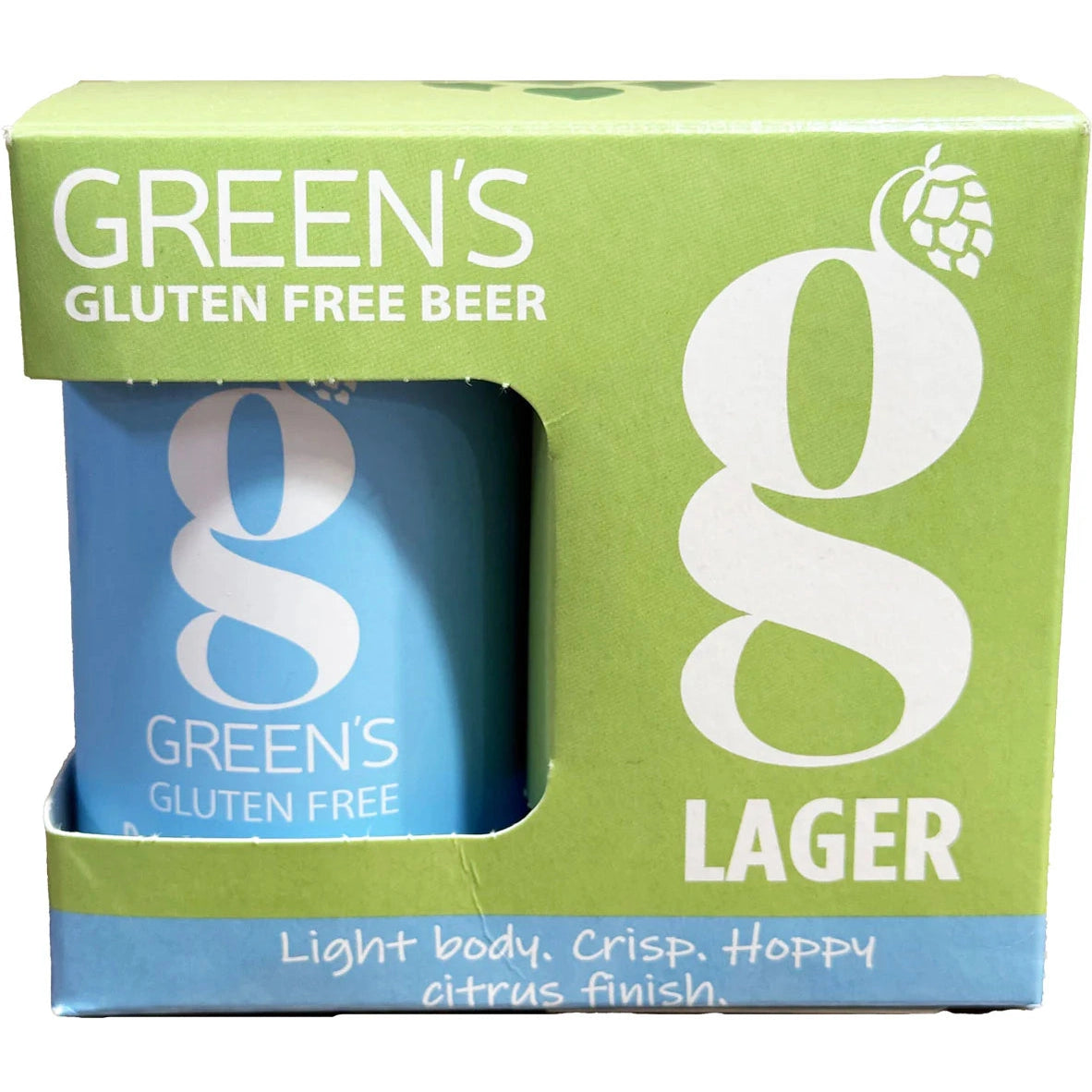 GreensGlutenFreeLightLager4pkcan.jpg Greens Gluten Free Light Lager - Image 1