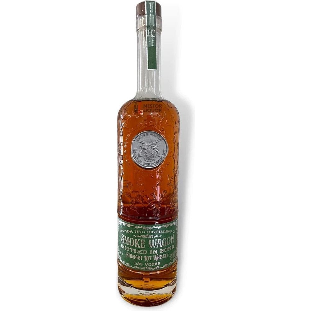IMG-0124.jpg Smoke Wagon Bottled In Bond Straight Rye Whiskey - Image 1