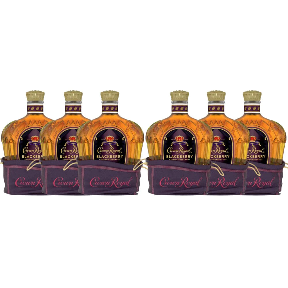 IMG-2177.jpg Crown Royal Blackberry Flavored Whisky 6 Pack - Image 1