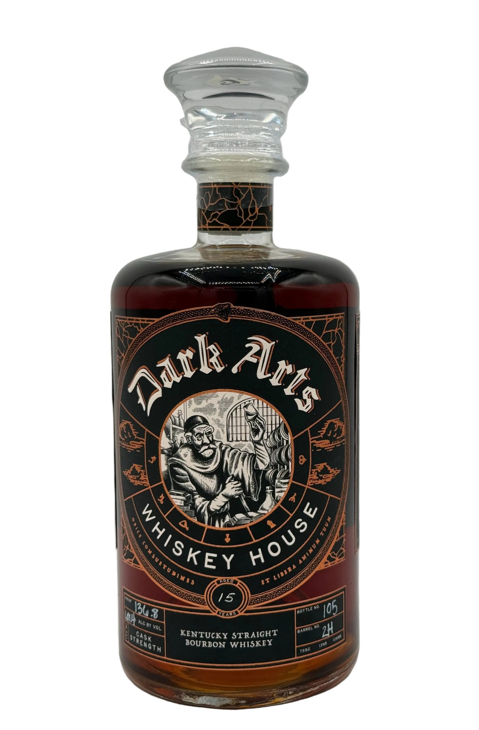 IMG_0626.jpg Dark Arts 15 Year 136.8 Proof Barrel 2H - Image 1