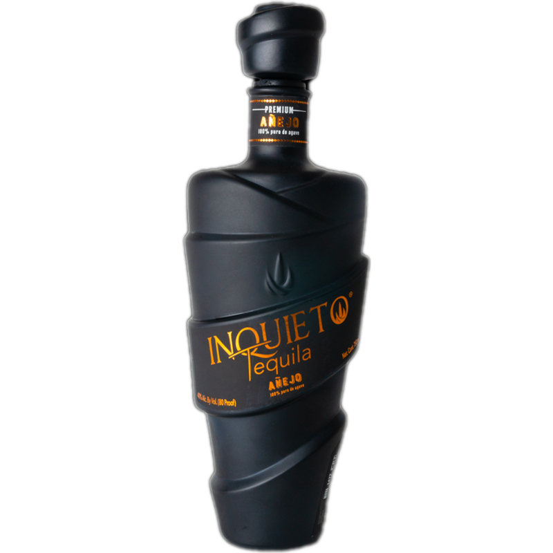Inquietoanejoblack.png Inquieto Anejo Black Tequila - Image 1