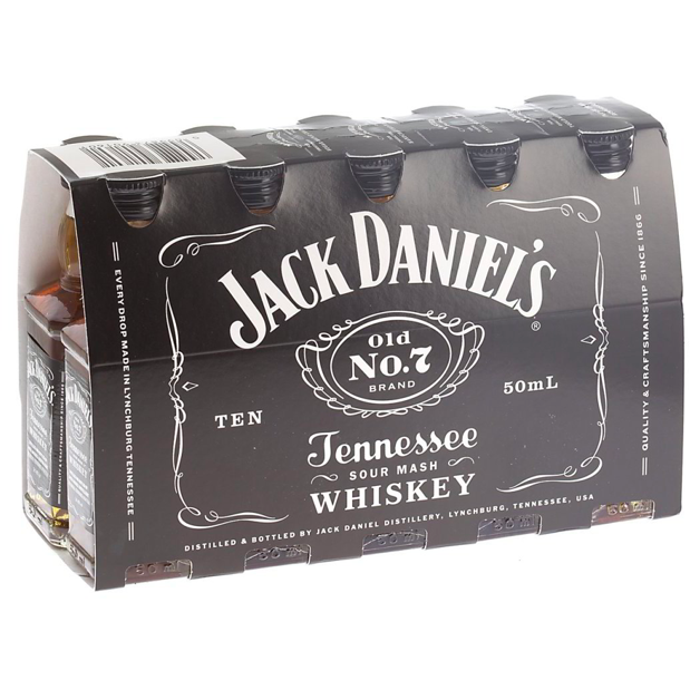 JackDaniel_sWhiskey50ml10Pack.png Jack Daniel's Whiskey 50ml 10 Pack - Image 1